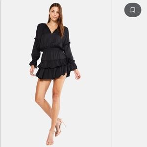 Misa Los Angeles Amalya mini dress- black